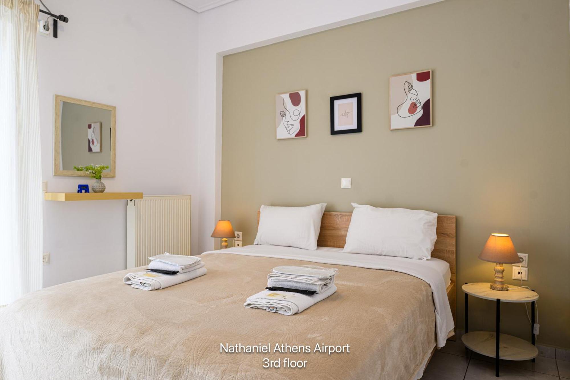 Nathaniel Athens Airport Spáta Buitenkant foto